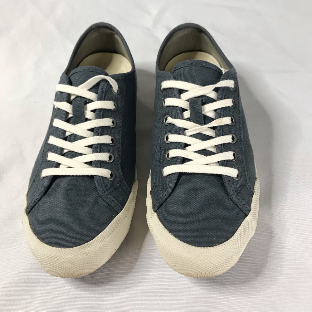 SeaVees Monterrey Sneaker Standard Size 8 Canvas Lace Up Sneakers Grey - Picture 3 of 7